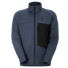 SCOTT Defined Mid Fleecejacke Herren Dusk Blue / Black Vorderansicht