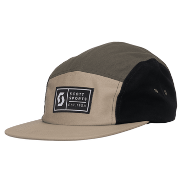 SCOTT 5-Panel Kappe - Toast Beige - Black - F26