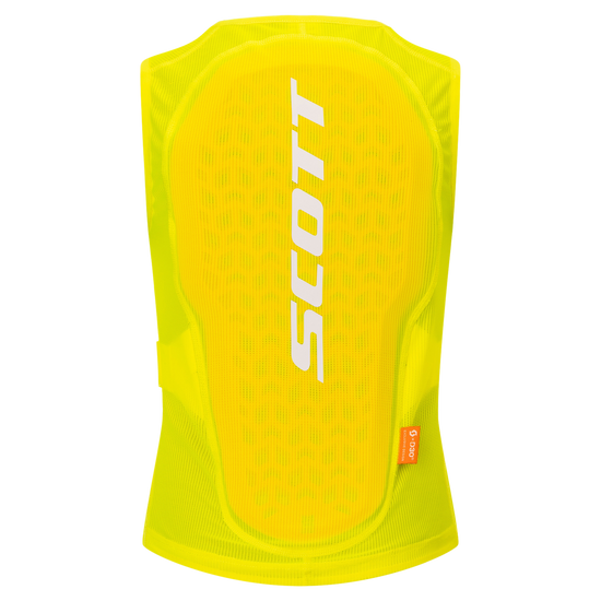 SCOTT Airflow Junior Protektorenweste Safety Yellow Vorderansicht