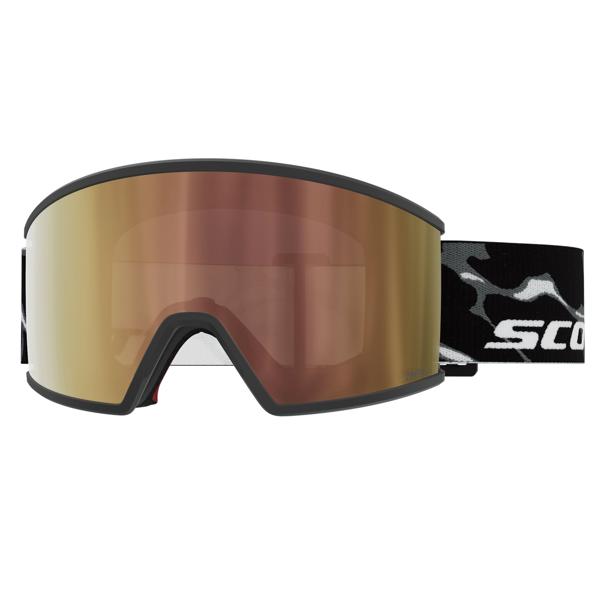 SCOTT Ambit Light Sensitive Skibrille Granite Black - White