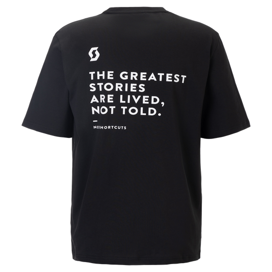 SCOTT Authentic Kurzarmshirt Herren - Black Rückansicht