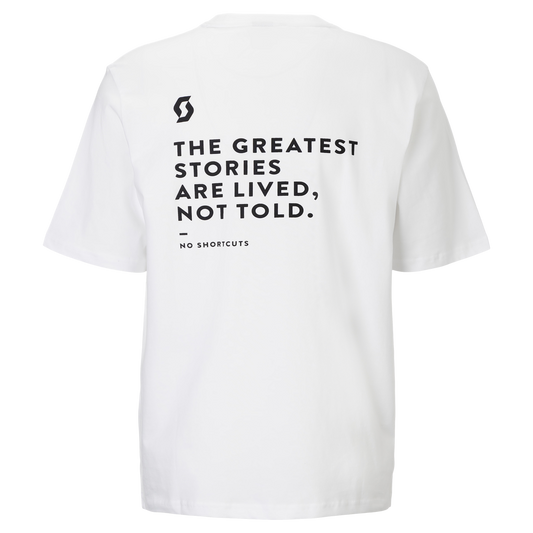 SCOTT Authentic Kurzarmshirt Herren - White Rückansicht