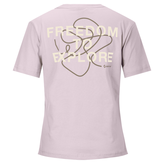 SCOTT Backprint Kurzarmshirt Damen - Bliss Pink Rückansicht