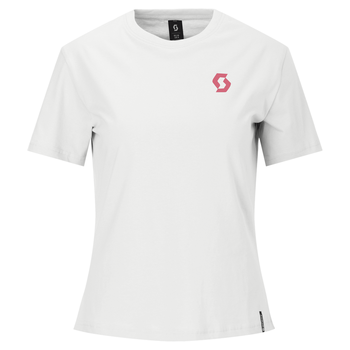 SCOTT Backprint Kurzarmshirt Damen - White