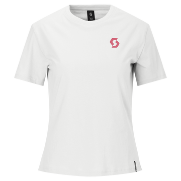 SCOTT Backprint Kurzarmshirt Damen - White