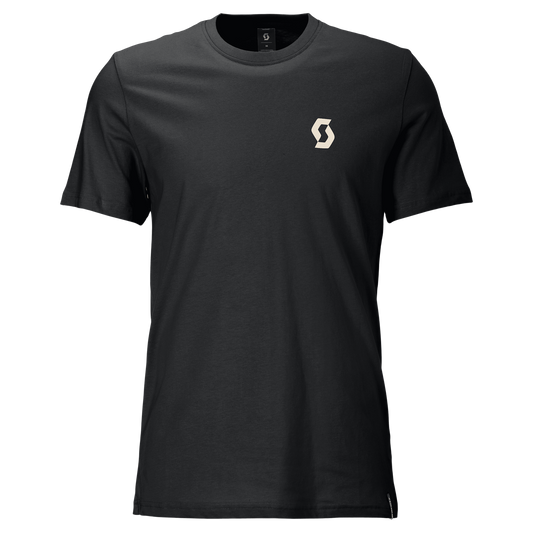 SCOTT Backprint Kurzarmshirt Herren - Black