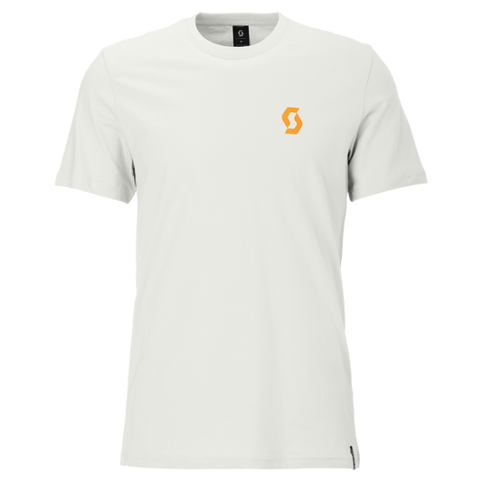 SCOTT Backprint Kurzarmshirt Herren - White