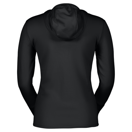 SCOTT Defined Light Hoody Damen – Black hinten