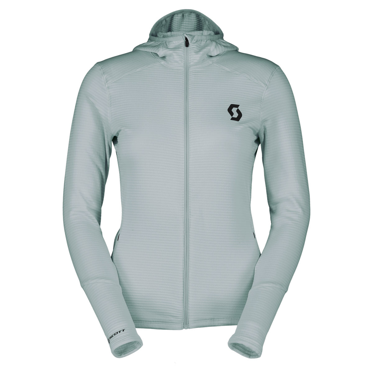 SCOTT Defined Light Hoody Damen – Mist Blue vorne