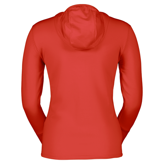 SCOTT Defined Light Hoody Damen – Turbo Red hinten