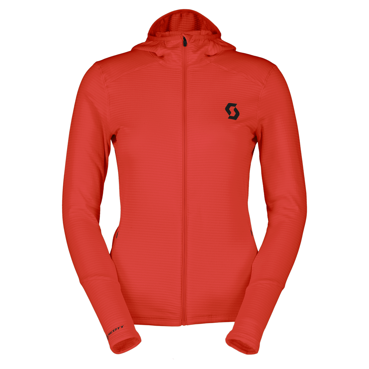 SCOTT Defined Light Hoody Damen – Turbo Red vorne