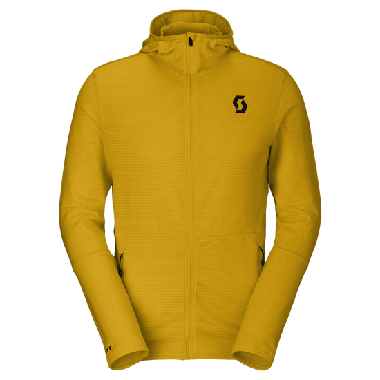 SCOTT Defined Light Hoody Herren – Sundial Yellow – Vorderansicht