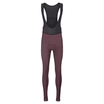 SCOTT Endurance Warm ++ Trägerhose Herren Cocoa Red Vorderansicht