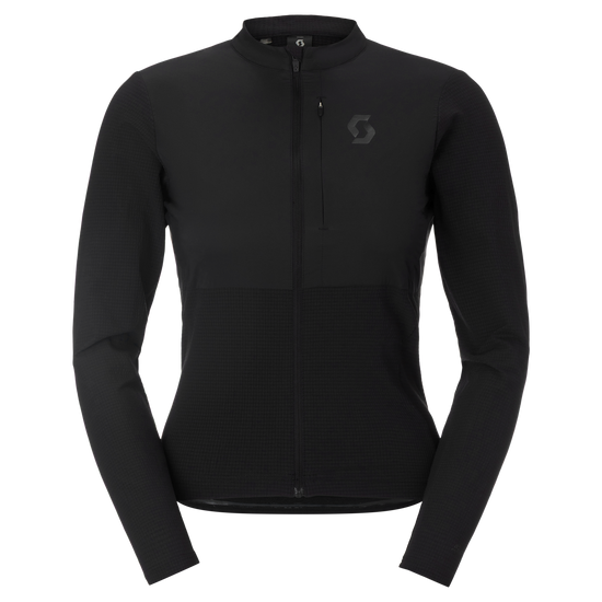 SCOTT Endurance Warm Langarm-Radtrikot Damen Black Vorderansicht