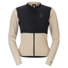 SCOTT Endurance Warm Langarm-Radtrikot Damen Portobello Beige - Black Vorderansicht