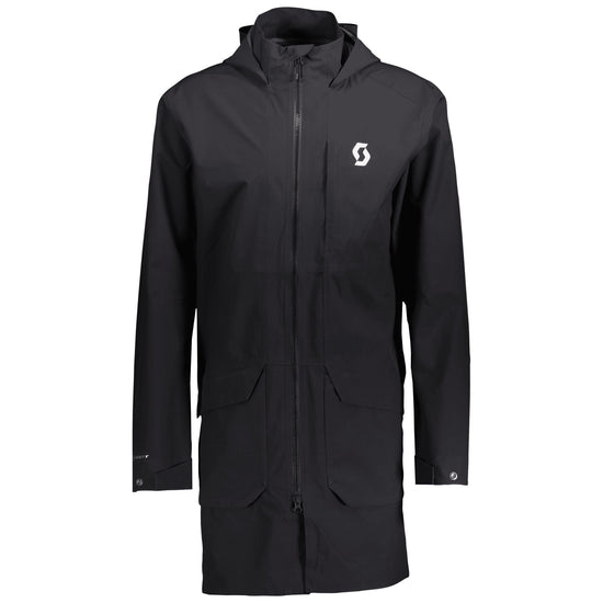 SCOTT Rain Coat FT Regenmantel Herren Black - Grey – Vorderansicht