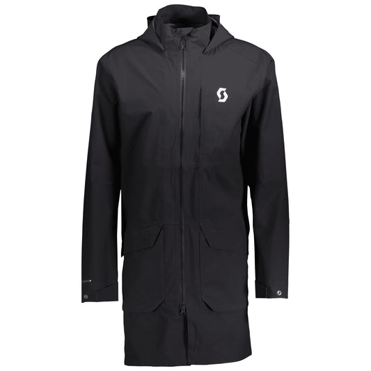 SCOTT Rain Coat FT Regenmantel Herren Black - Grey – Vorderansicht