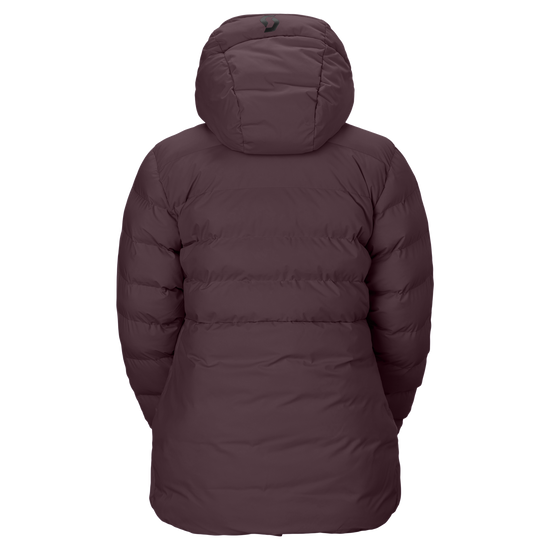 SCOTT Ultimate Warm Wintersportjacke Damen Cocoa Red Rückansicht