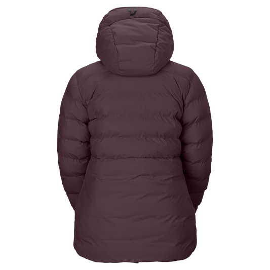 SCOTT Ultimate Warm Wintersportjacke Damen Cocoa Red Rückansicht
