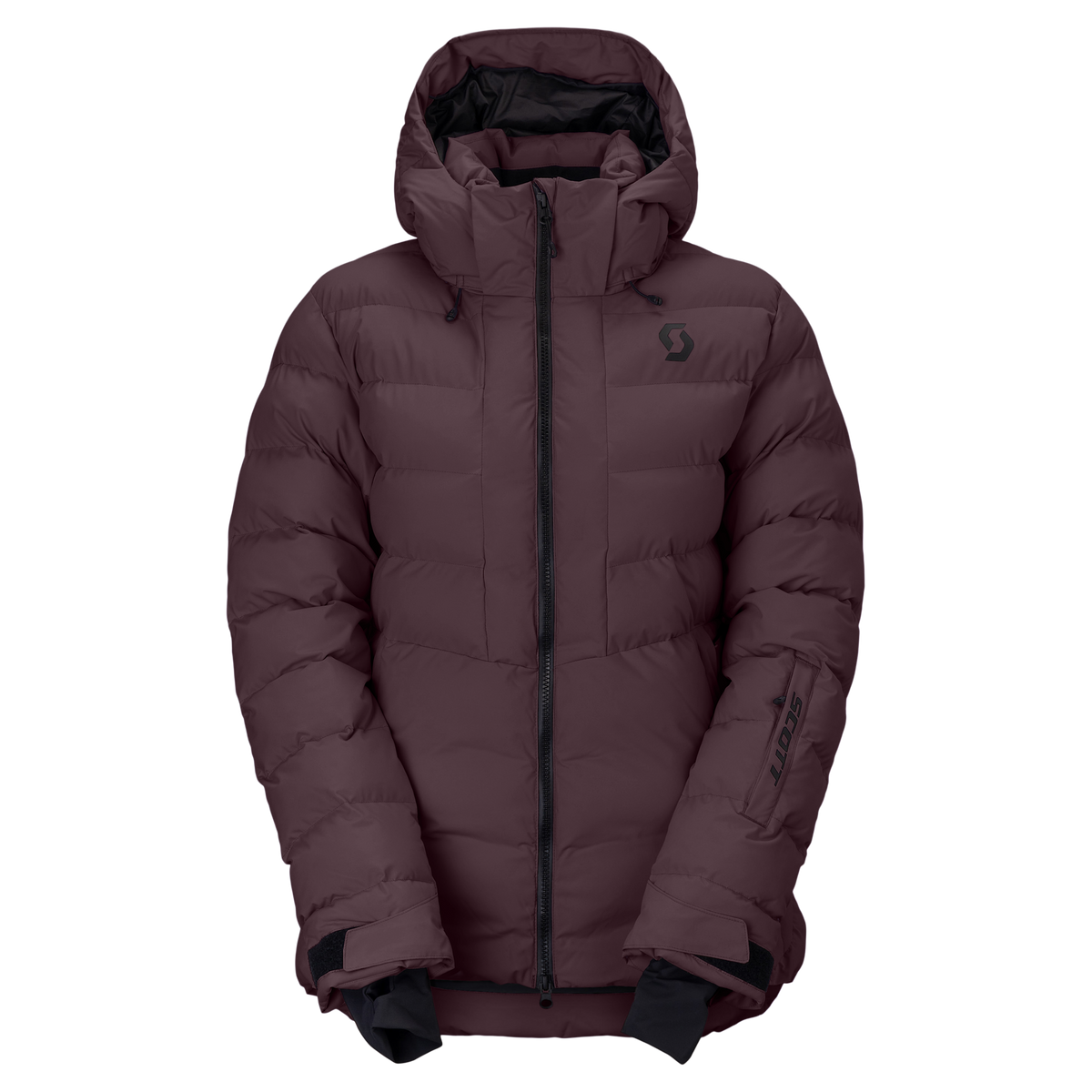 SCOTT Ultimate Warm Wintersportjacke Damen Cocoa Red Vorderansicht