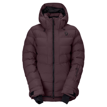 SCOTT Ultimate Warm Wintersportjacke Damen Cocoa Red Vorderansicht