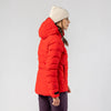 SCOTT Ultimate Warm Wintersportjacke Damen Cocoa Red Detail- und Lifestyleansicht 1