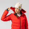 SCOTT Ultimate Warm Wintersportjacke Damen Cocoa Red Detail- und Lifestyleansicht 2