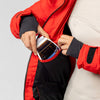 SCOTT Ultimate Warm Wintersportjacke Damen Cocoa Red Detail- und Lifestyleansicht 4