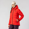 SCOTT Ultimate Warm Wintersportjacke Damen Cocoa Red Detail- und Lifestyleansicht 6