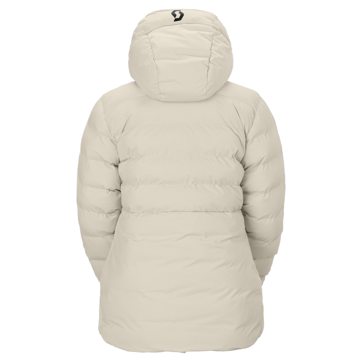 SCOTT Ultimate Warm Wintersportjacke Damen Latte Beige Rückansicht