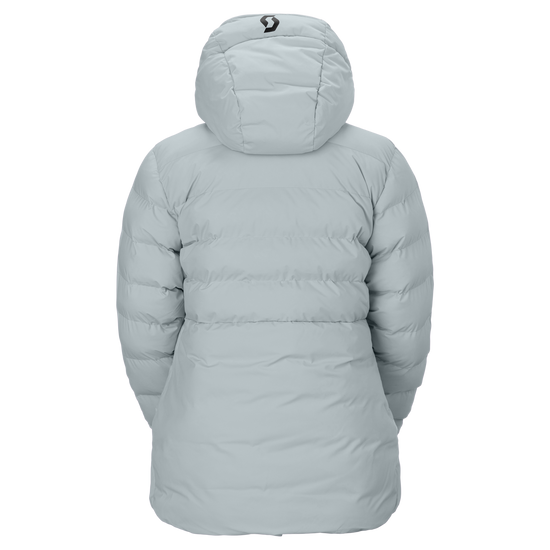 SCOTT Ultimate Warm Wintersportjacke Damen Mist Blue Rückansicht