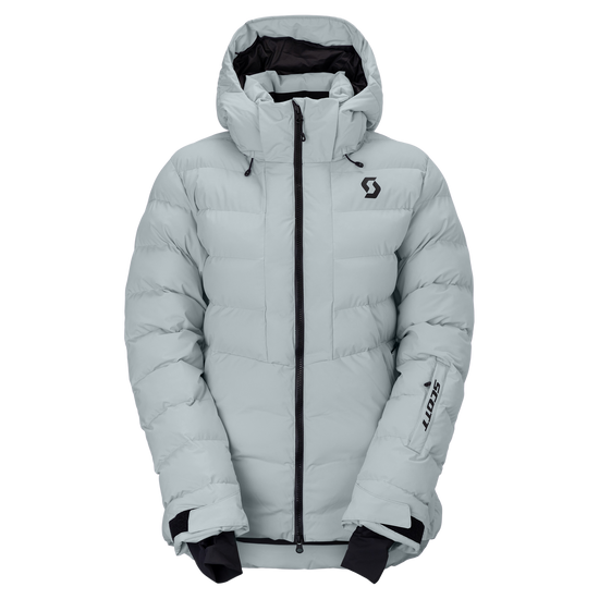 SCOTT Ultimate Warm Wintersportjacke Damen Mist Blue Vorderansicht