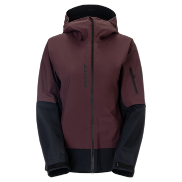 SCOTT Explorair GORE-TEX 3L Wintersportjacke Damen Cocoa Red - Black