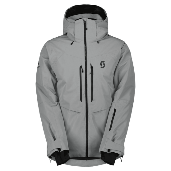 SCOTT Ultimate Dryo Wintersportjacke Herren – Fog Blue – Vorderansicht
