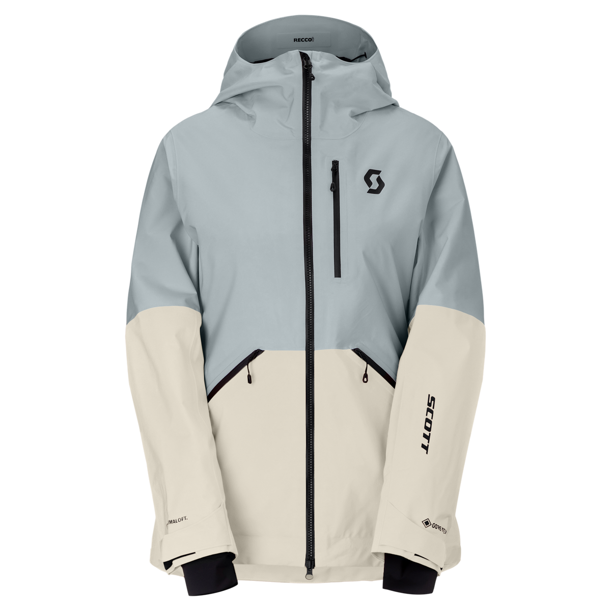 SCOTT Vertic GORE-TEX 2L PrimaLoft Damen Mist Blue - Latte Beige