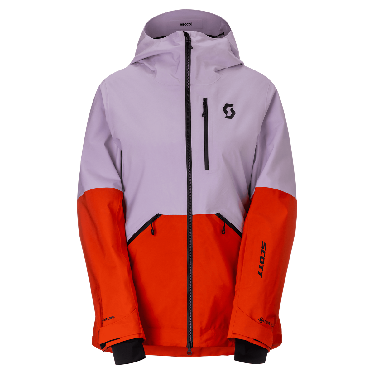 SCOTT Vertic GORE-TEX 2L PrimaLoft Damen Sherbet Purple - Turbo Red