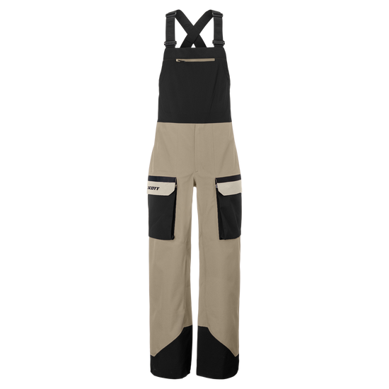 SCOTT Vertic Utility 3L Wintersporthose Herren – Portobello Beige - Black – Vorderansicht
