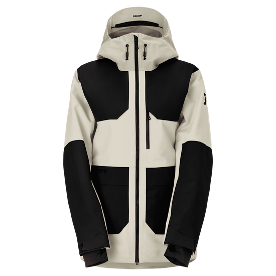 SCOTT Vertic Utility 3L Wintersportjacke Damen Black - Latte Beige Vorderansicht