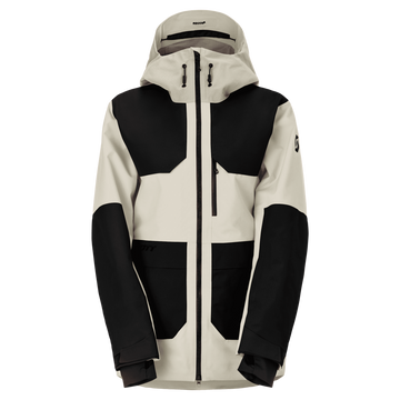 SCOTT Vertic Utility 3L Wintersportjacke Damen Black - Latte Beige Vorderansicht