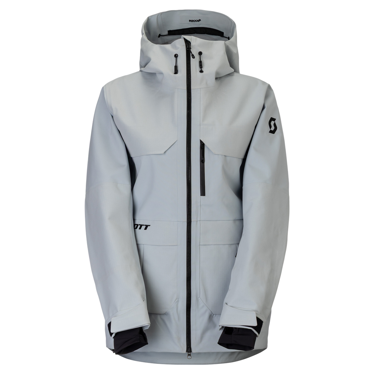 SCOTT Vertic Utility 3L Wintersportjacke Damen Mist Blue Vorderansicht