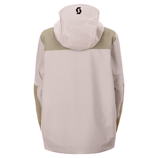 SCOTT Vertic Utility 3L Wintersportjacke Damen Wax Pink - Portobello Beige Rückansicht