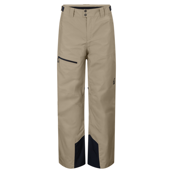 SCOTT Ultimate Dryo 10 Wintersporthose Herren – Portobello Beige – Vorderansicht