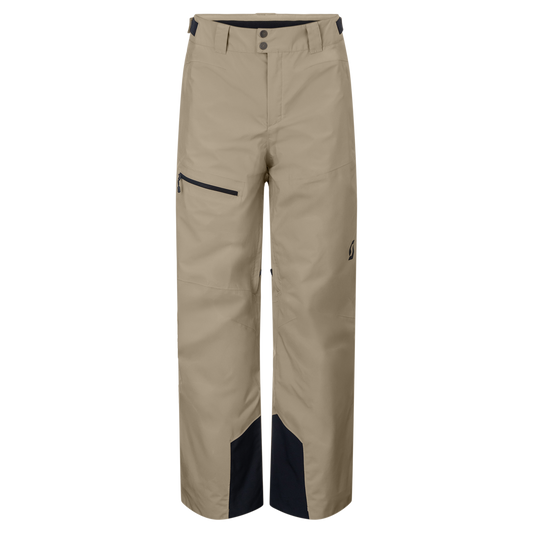 SCOTT Ultimate Dryo 10 Wintersporthose Herren – Portobello Beige – Vorderansicht