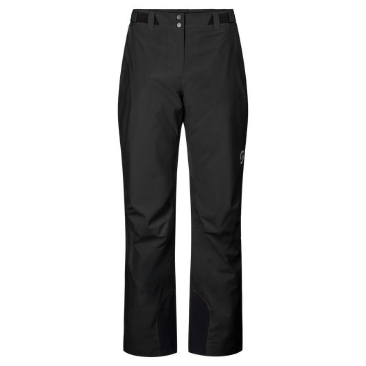SCOTT Ultimate Dryo 10 Wintersporthose Damen – Black – Vorderansicht