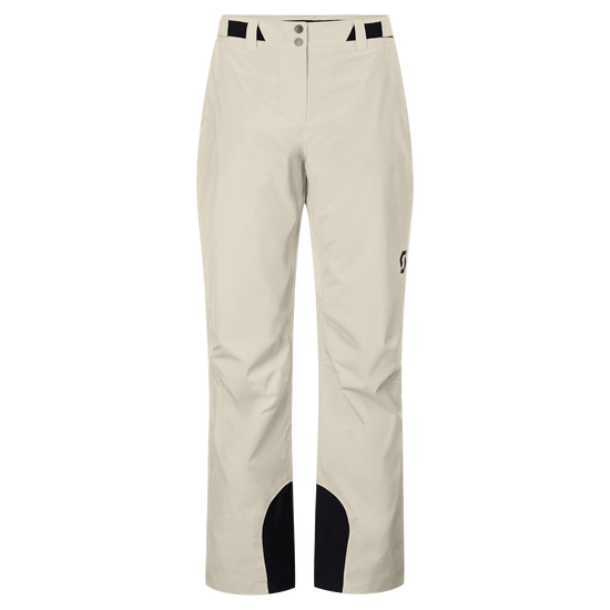SCOTT Ultimate Dryo 10 Wintersporthose Damen – Latte Beige – Vorderansicht