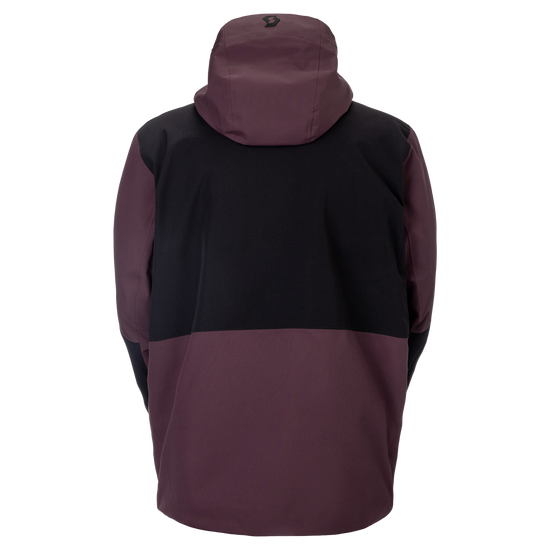SCOTT Ultimate Dryo Utility Wintersportjacke Herren Cocoa Red - Black Rückansicht