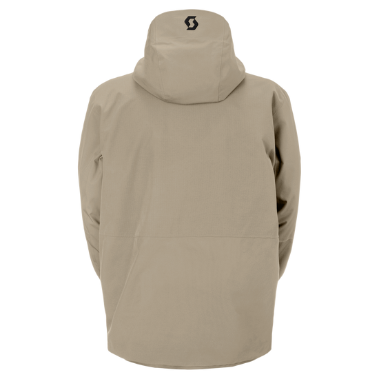 SCOTT Ultimate Dryo Utility Wintersportjacke Herren Portobello Beige Rückansicht