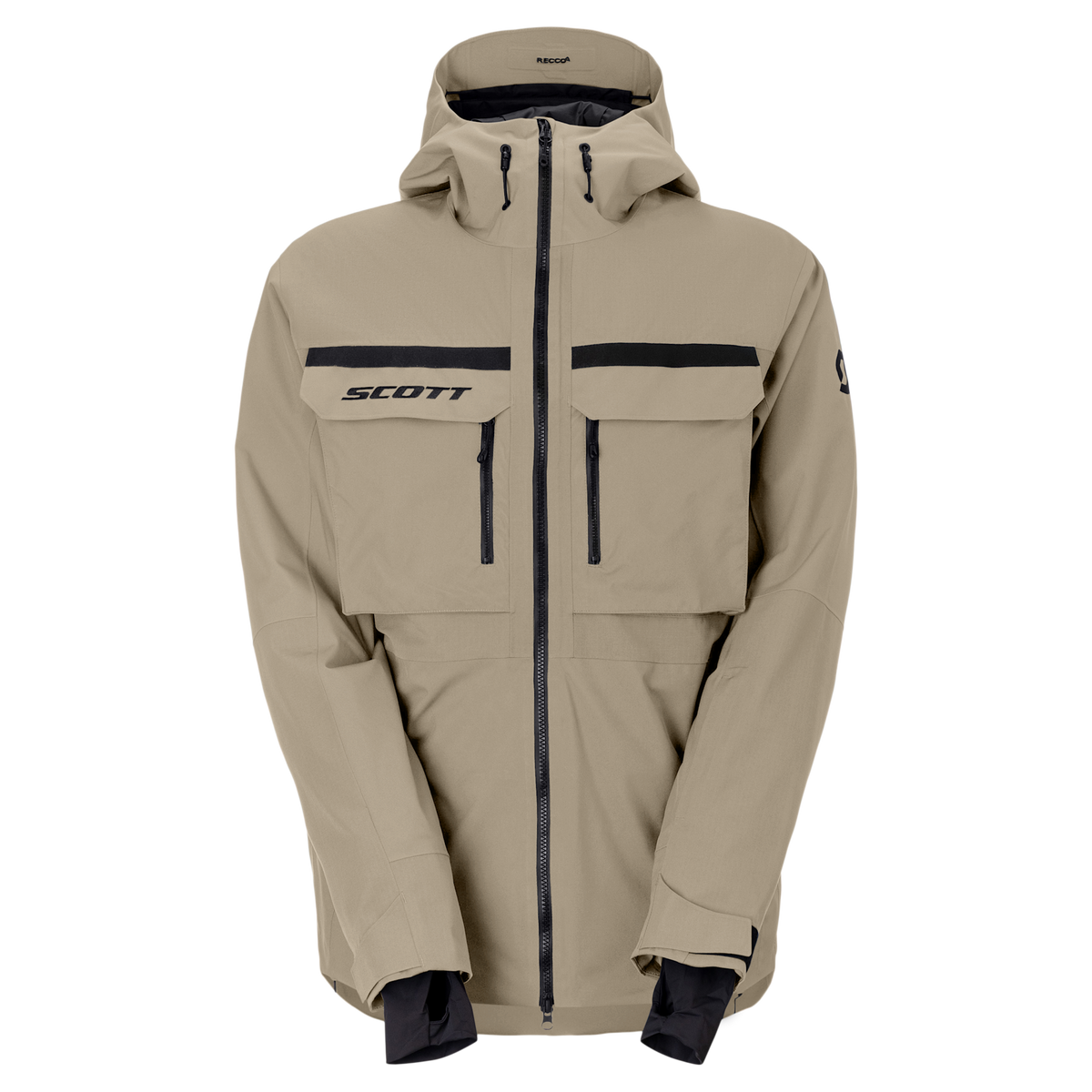 SCOTT Ultimate Dryo Utility Wintersportjacke Herren Portobello Beige Vorderansicht
