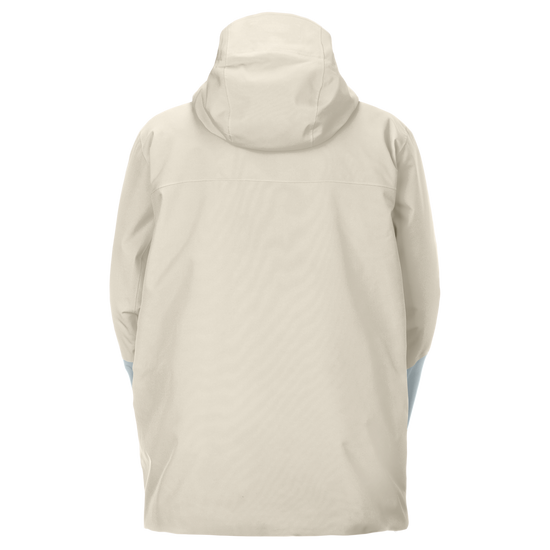 SCOTT Ultimate Dryo Utility Wintersportjacke Damen Latte Beige - Mist Blue Rückansicht