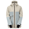 SCOTT Ultimate Dryo Utility Wintersportjacke Damen Latte Beige - Mist Blue Vorderansicht